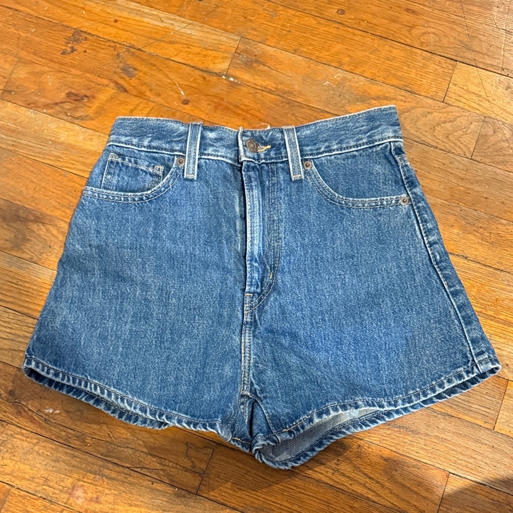 Classic Blue Denim Women's Shorts